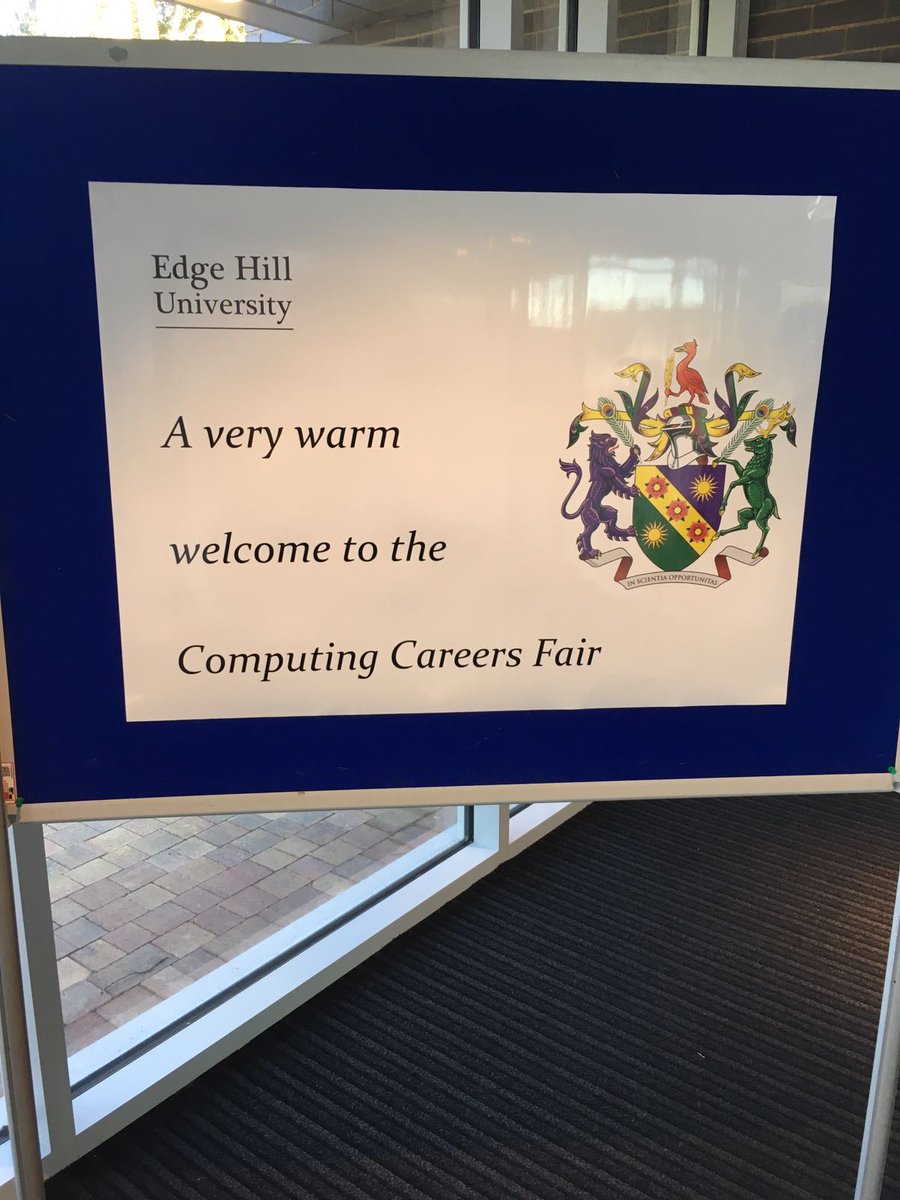 QVC_UK_Careers's tweet photo. @QVC_UK_Careers Are back on the road today visiting #students @edgehill #computingcareersfair pop bye and say hello.. #graduates #bethedifference #feelproud #getexcited #uktopemployer18 https://t.co/XqyeI67JbK