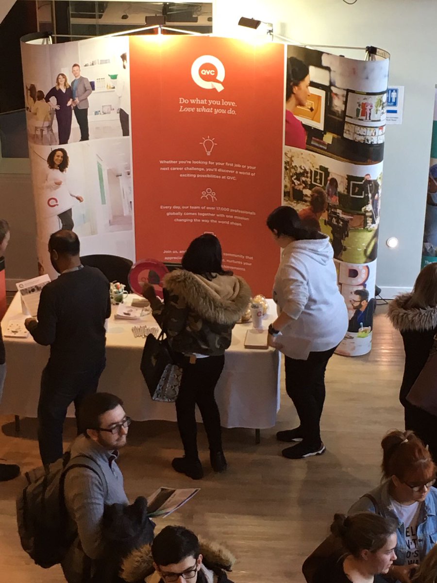 QVC_UK_Careers's tweet photo. @QVC_UK_Careers Are back on the road today visiting #students @edgehill #computingcareersfair pop bye and say hello.. #graduates #bethedifference #feelproud #getexcited #uktopemployer18 https://t.co/XqyeI67JbK