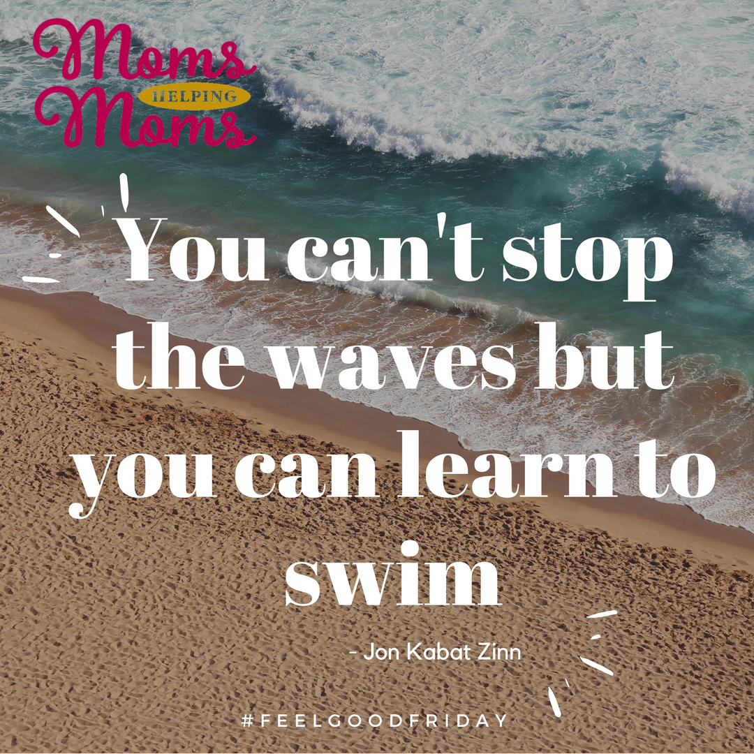 Why worry about the things you can’t control, instead of the things you can? Next time you’re feeling down remember: There’s always something you could be doing to make your situation better. #MHM #MomsHelpingMoms #FeelGoodFriday #Perseverance