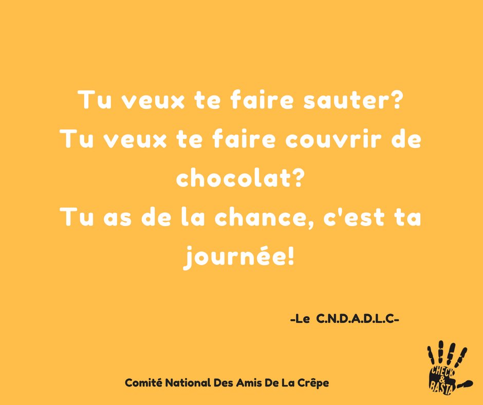 Check_Basta's tweet photo. Bonne #Chandeleur à tous! https://t.co/dssX5D4qIH