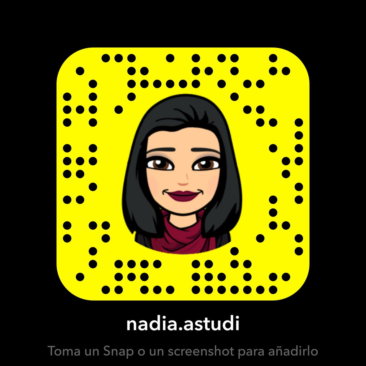 NadiaAstudillo1's tweet photo. #Snapchat #snapcode #SnapStories #snaphistorias #snapcodigo #snapshat https://t.co/O8GzpIIthu