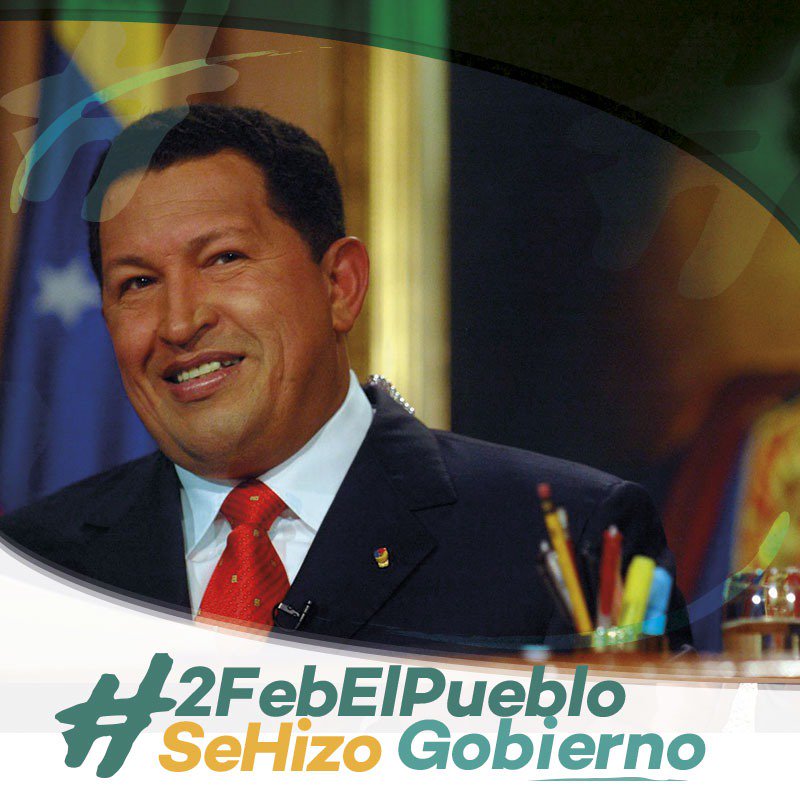 sundde_ve's tweet image. #2FebElPuebloSeHizoGobierno con la toma de posesión del Comandante Hugo Chávez el 2 de febrero de 1999, el pueblo venezolano asume el poder político en Venezuela luego de haber sido abandonado por los gobierno de AD y Copei.