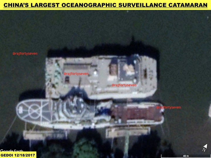 rajfortyseven's tweet photo. #China #PLAN carries out oceanogrphic survey for #ASW in #ArabianSea #IOR
#Type625C #Shiyan3 surveys #MakranTrench &amp; North #IOR under garb of naval ex with #PakistanNavy #PN
Earlier surveys with #Type636 &amp; #DSRV onboard #Type926 #ASR
https://t.co/eiiu2cPsc0 https://t.co/FXU4oEFv1S