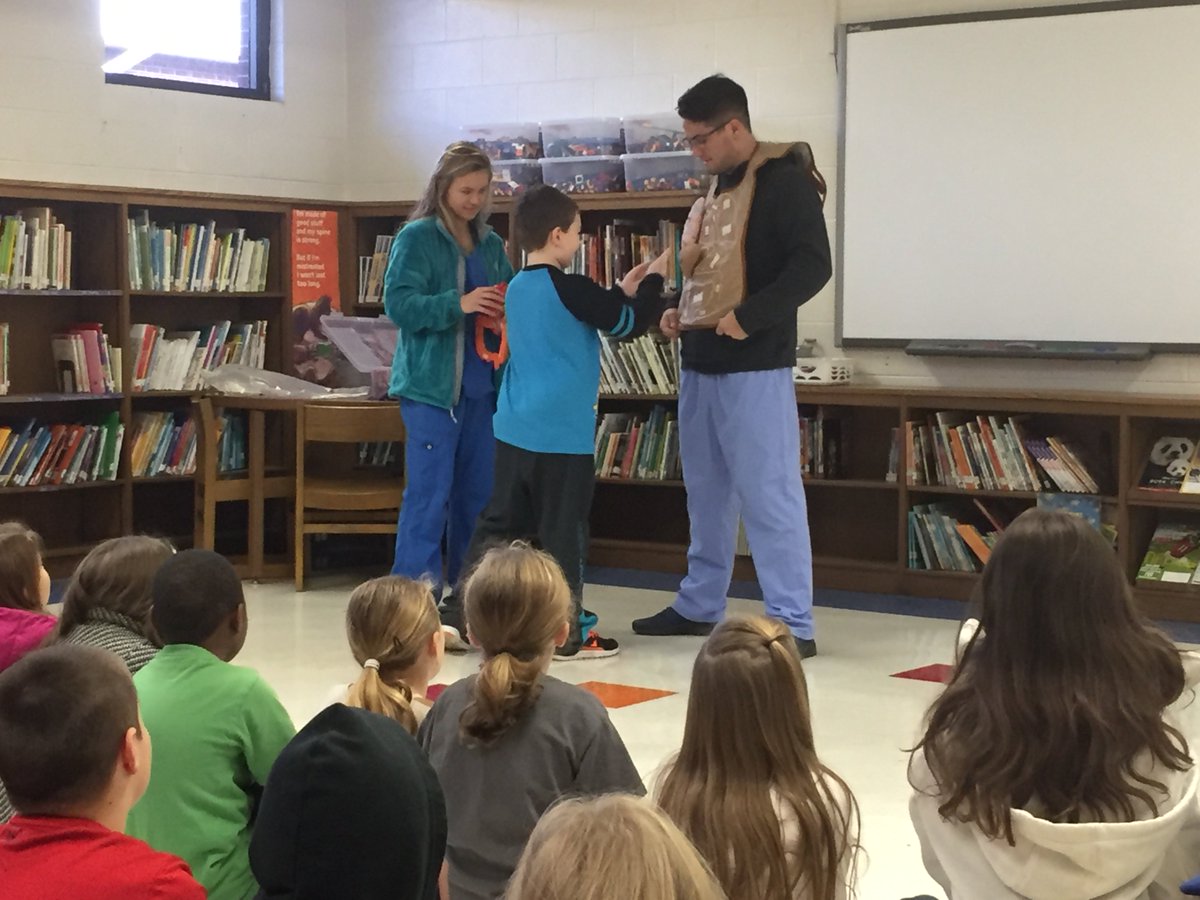 Health Science presenters at Career Day from our very own <a href="/FloydCCA/">Floyd County CCA</a>. 
Proud to of taught Victoria in 1st grade!  @FCSGlenwood