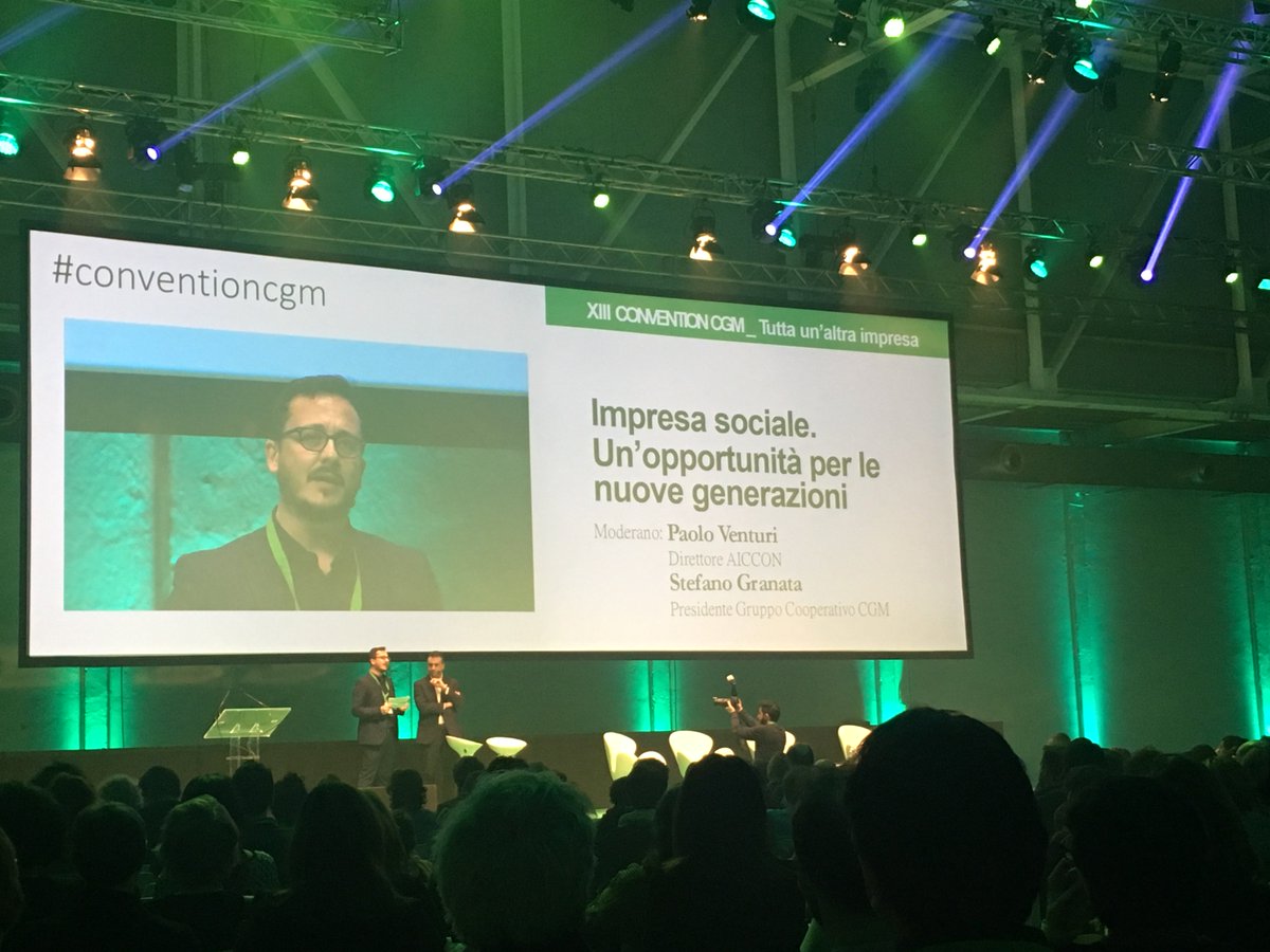 #come #aspirazioni #intenzionalita 3 hashtag di <a href="/paoloventuri100/">paolo venturi</a> alla #conventioncgm per motivare quanto l’impresa sociale può e deve fare con le giovani generazioni #socinn #socent 
@GRUPPO_CGM