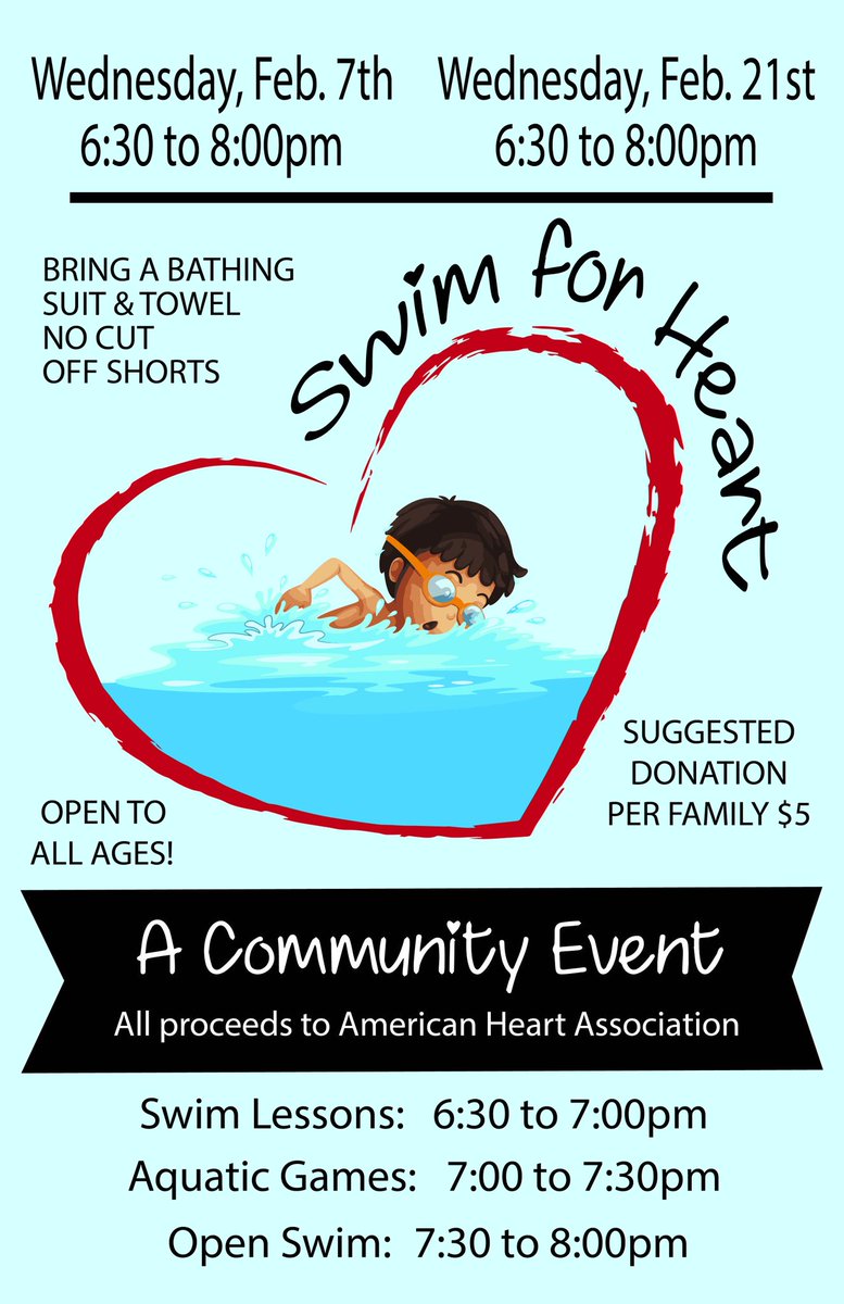 nfaswims4physed's tweet photo. S pic 4 Swim 4 ❤ 2raise $$ 4 @American_Heart hosted by #Aquatics & #LifeguardTraining Ss @newburghschools @NewburghSup @AP_Shust @NfaPrincipal @carissa_duro @SHAPE_America @SHAPEAmerica_ED @NYSAHPERD @NBC__NY @NBPTS #LoveTeaching #Jump4More #JRFH #physed https://t.co/2bMDz7EmIj