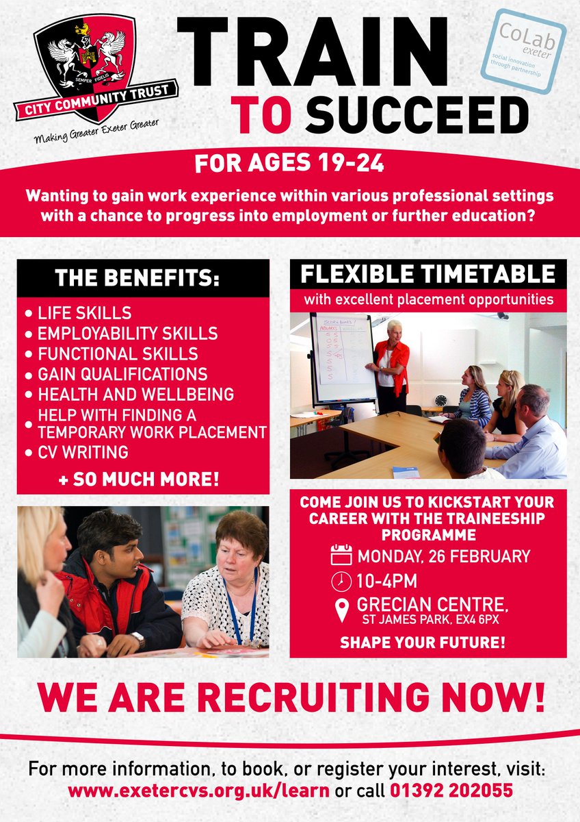 @WestbankDevon <a href="/WestpointExeter/">Westpoint Exeter</a> <a href="/devcoms/">DevComs</a> <a href="/DevComsTogether/">Devon Communities Together</a> <a href="/NoraCorkery/">Nora@DevComsTogether</a> <a href="/exetercityfarm/">Exeter City Farm</a> @TheODCentre It would be great if you could share on your networks and pass on to anyone interested! For more info &amp; booking: bit.ly/2rJr3qk    #lifelonglearning #ColabCommunity