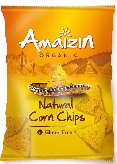 FSAIinfo's tweet photo. #AllergenAlert Gluten Free Amaizin Organic Natural Corn Chips. Allergen: Cereals containing gluten https://t.co/1tuIpXmFCw https://t.co/tAt90vWU8h