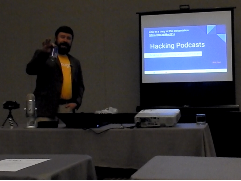 mrleeteaches's tweet image. Hacking Podcast session was a great way to start the day!  Might even be published as a Podcast in the near future!  Thanks #SCBEA for asking me to present again this year! #EdTech #Techify #PodcastEDU