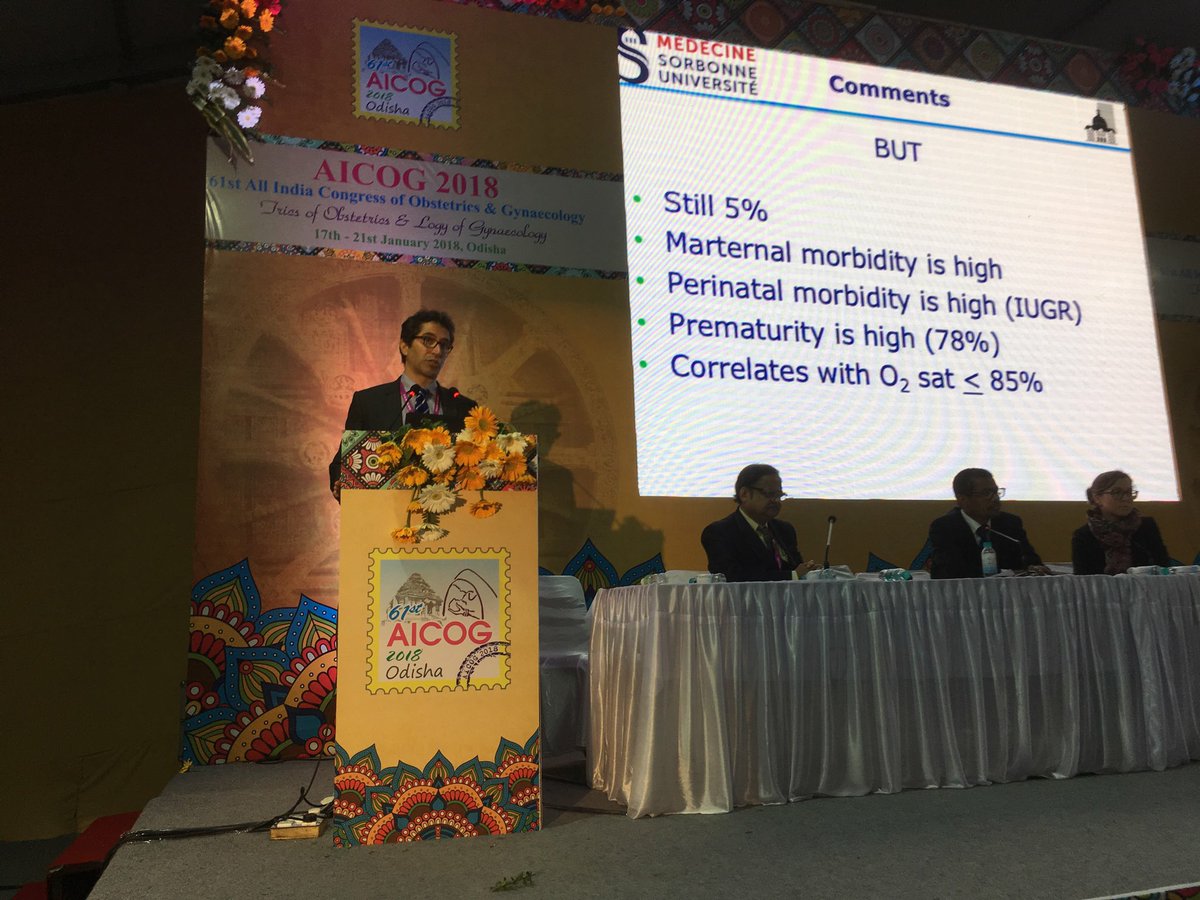 EBCOG President at 61st AICOG, First AICOG EBCOG session @EbCOG @JackyNizard