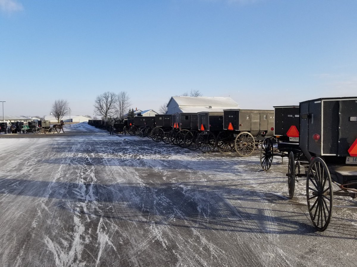 chrisleefish's tweet photo. If you dont think #soilhealth is important ask these 800 Amish folks why they chored early on a 9 degree day hitched their horse and rode to hear these great speakers at Northern Indiana Grazing Conference #covercrops https://t.co/YoBDCWjFoL