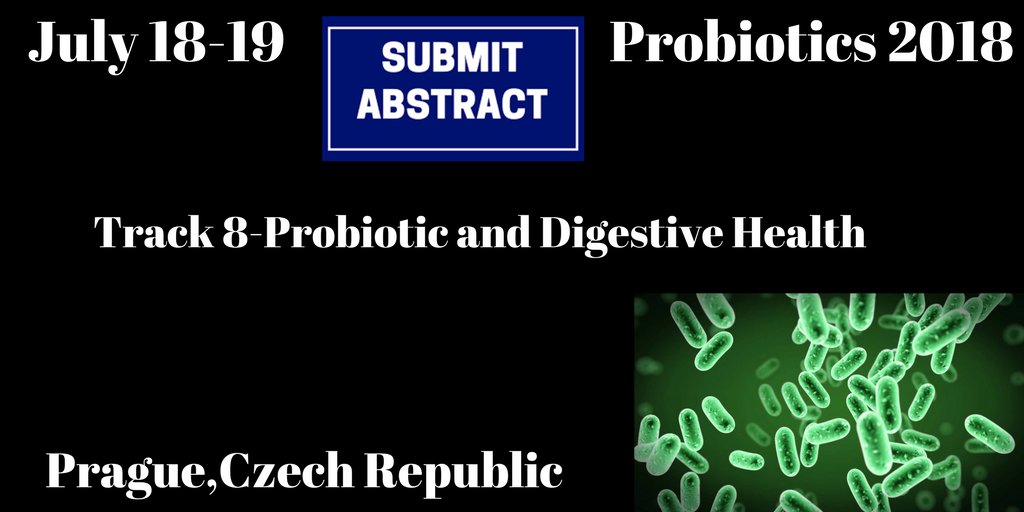 SusanRedfern7's tweet photo. #Probiotics2018 #ScientificSessions/Tracks
#Track08: Probiotic and Digestive Health
Submit your abstract at -https://t.co/dq4WIoZ3Wu …
To know more about Probiotics 2018 Visit: https://t.co/yAp41kITOS https://t.co/pQHB3uoQFh