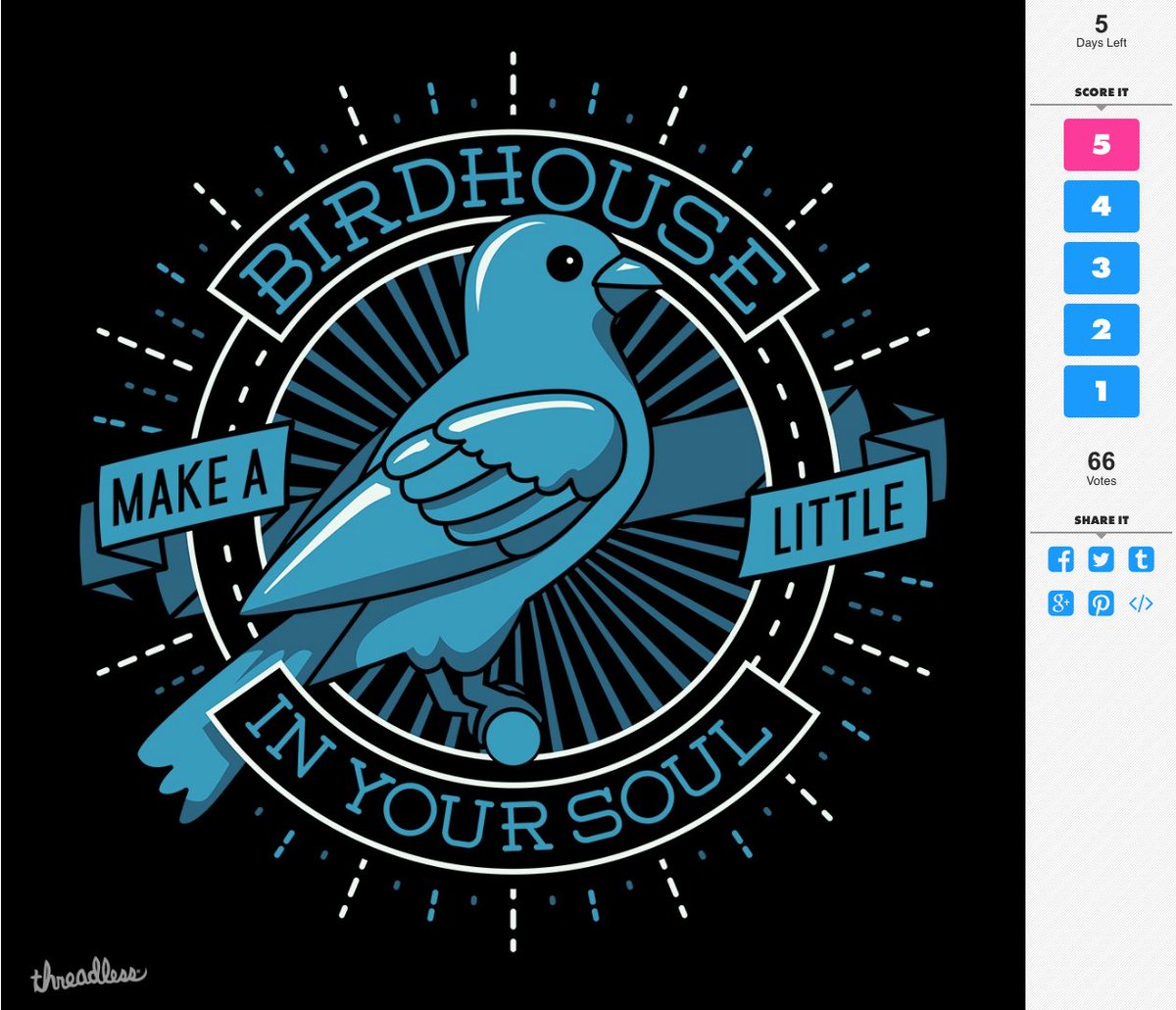 WAREHOUSEcomic's tweet image. If you have a @threadless please vote for my TMBG-inspired shirt!
threadless.com/designs/blue-c…
I need your votes!
#tshirt #FridayFeeling #GroundhogDay #retro #retrogaming #RetroComputing #retrogamer #90s #90skid #bluebirds #design #typography