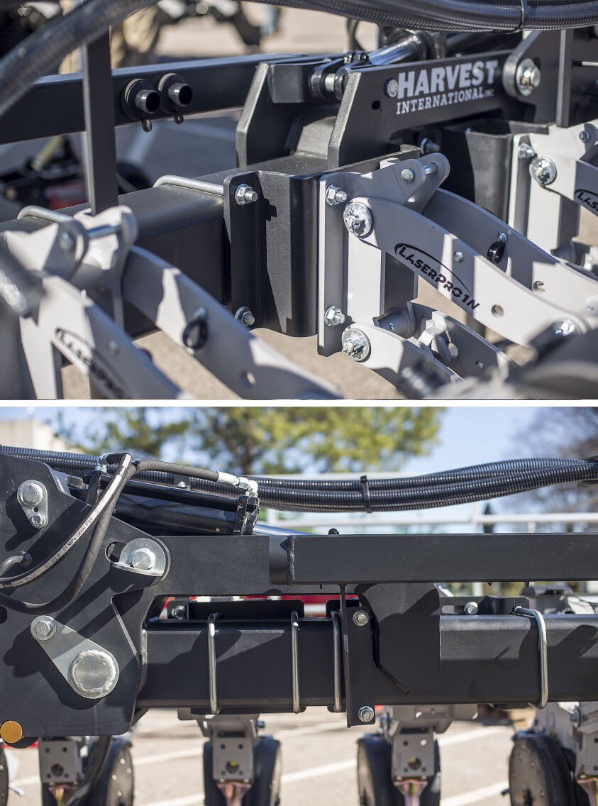 DustinFriesen_'s tweet photo. The new #UltraLift stack fold planter w/ bulk fill from @Harvest_Int_Mfg on display for the first time at the #SouthernFarmShow, complete with precision-ready #LaserPro1 row units &amp; getting ready for #plant18. https://t.co/e9Nitvw8et