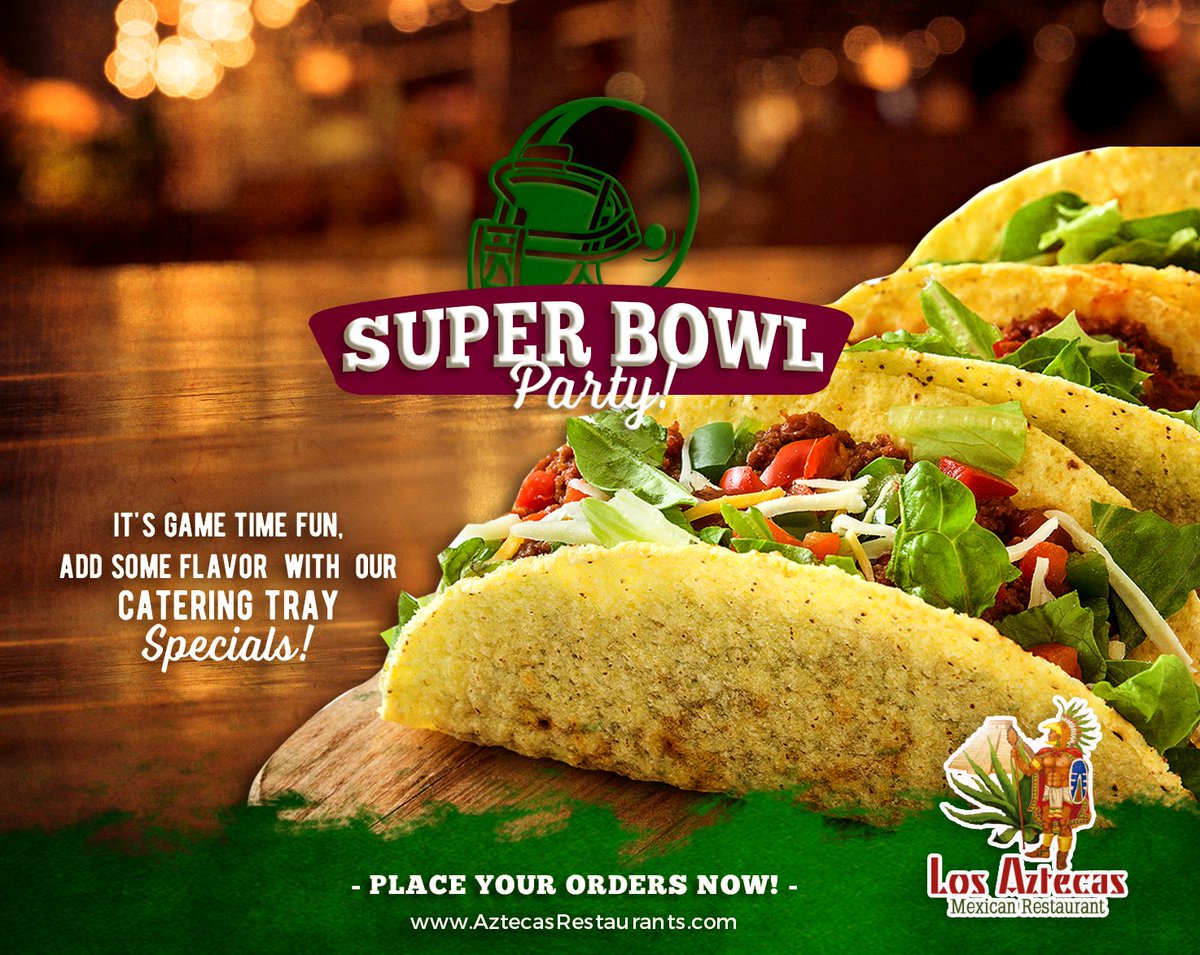 LosAztecasPA's tweet photo. Get ready for the big day this sunday, order your trays today! #flyeaglesfly https://t.co/6eF9ZGO3m7