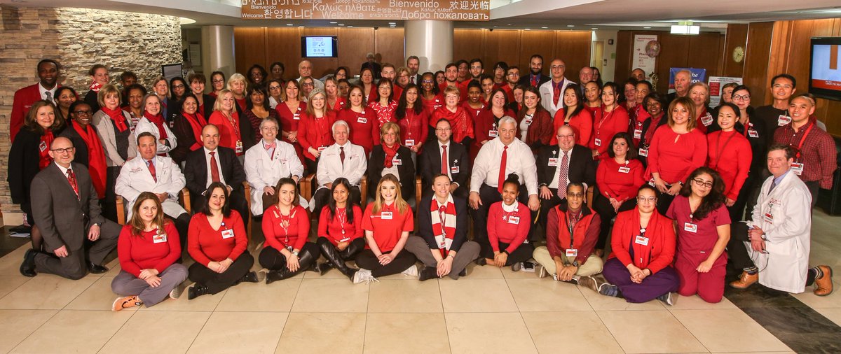 NYPAdvances's tweet photo. It's #WearRedDay! @NYPQueens celebrates American #HeartMonth and joins @American_Heart in raising awareness about cardiovascular disease by going red today. @GoRedForWomen #NationalWearRedDay #NYPHeart https://t.co/cpYxD3IJhg
