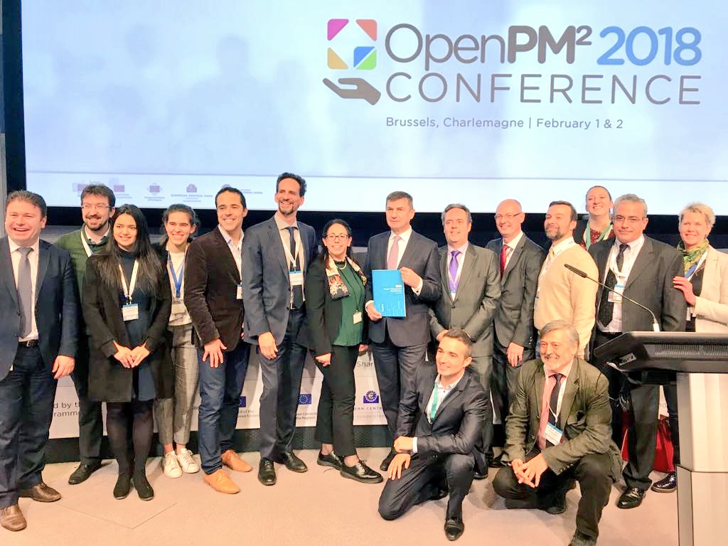 OpenPM2's tweet photo. European Commission Vice President @Ansip_EU at #OpenPM2Conf, for one common, free &amp; Open #ProjectManagement #Methodology for #Europe. https://t.co/TngNzsX2aR