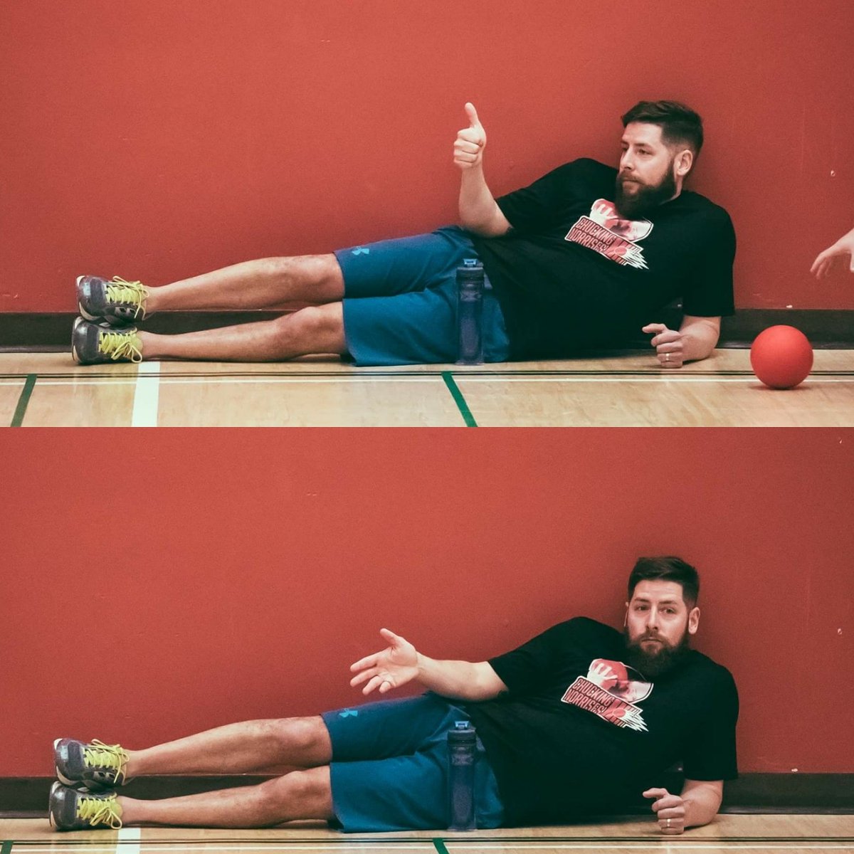ChuckinNorrises's tweet photo. Coach plays hard and he refs ha...lf assed. S'pose ya gotta save it for the game. @DodgeDiveDonate #slackarse #NappinNorrises https://t.co/3kGvtJJjuj