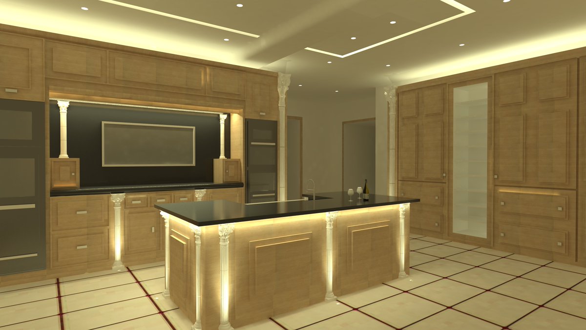 Greenleaf_Pete's tweet photo. Combining traditional interiors with modern lighting techniques #lightingdesign #3Drendering #vray #sketchup https://t.co/s3JUWqH9hk