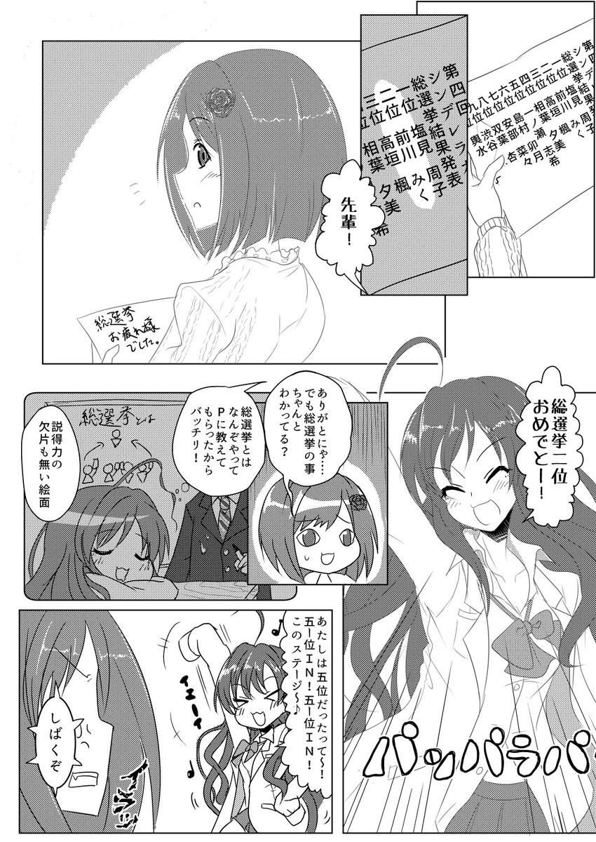 第四回総選挙結果を受けての本を作ろうとしてこのページで力尽きてるやつ 