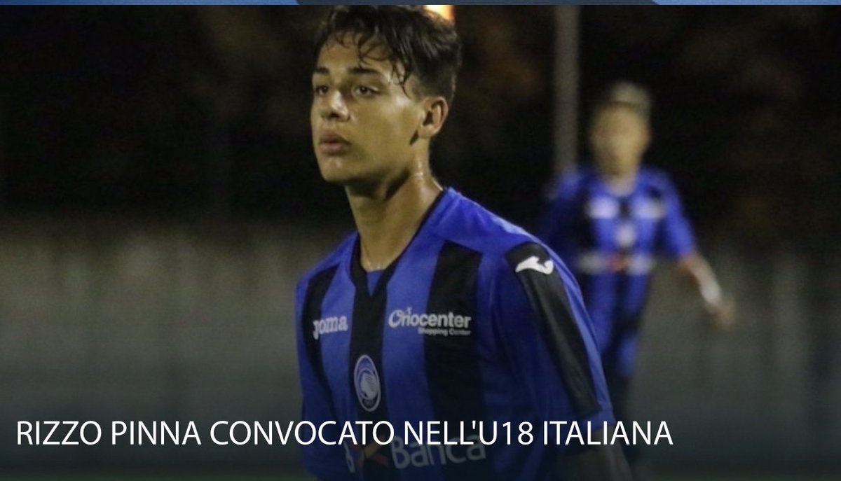Atalanta_BC's tweet photo. #AtalantaVivaio 
Andrea #RizzoPinna convocato in #Under18 🇮🇹 
⚽ #FranciaItalia
📅 #7febbraio 

Soddisfazione e orgoglio ⚫🔵 
#AtalantaLife 🤩
📝 https://t.co/zktx0jp1I5 https://t.co/02a8Sf0XT4