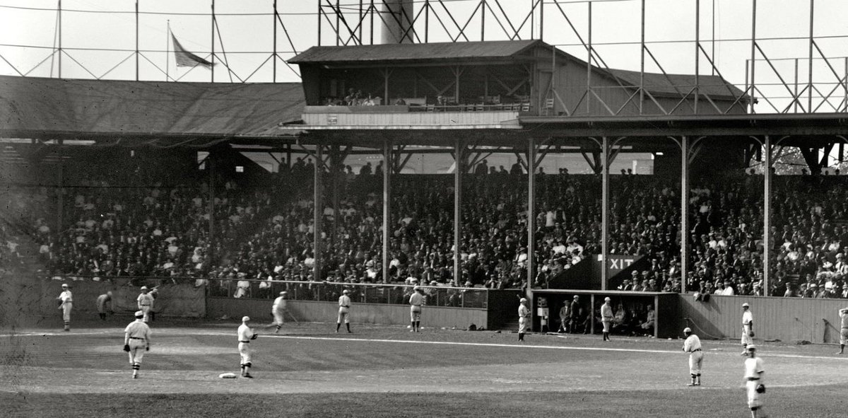League Park #1 Photo 11X14-1905 Indians COLORIZED 