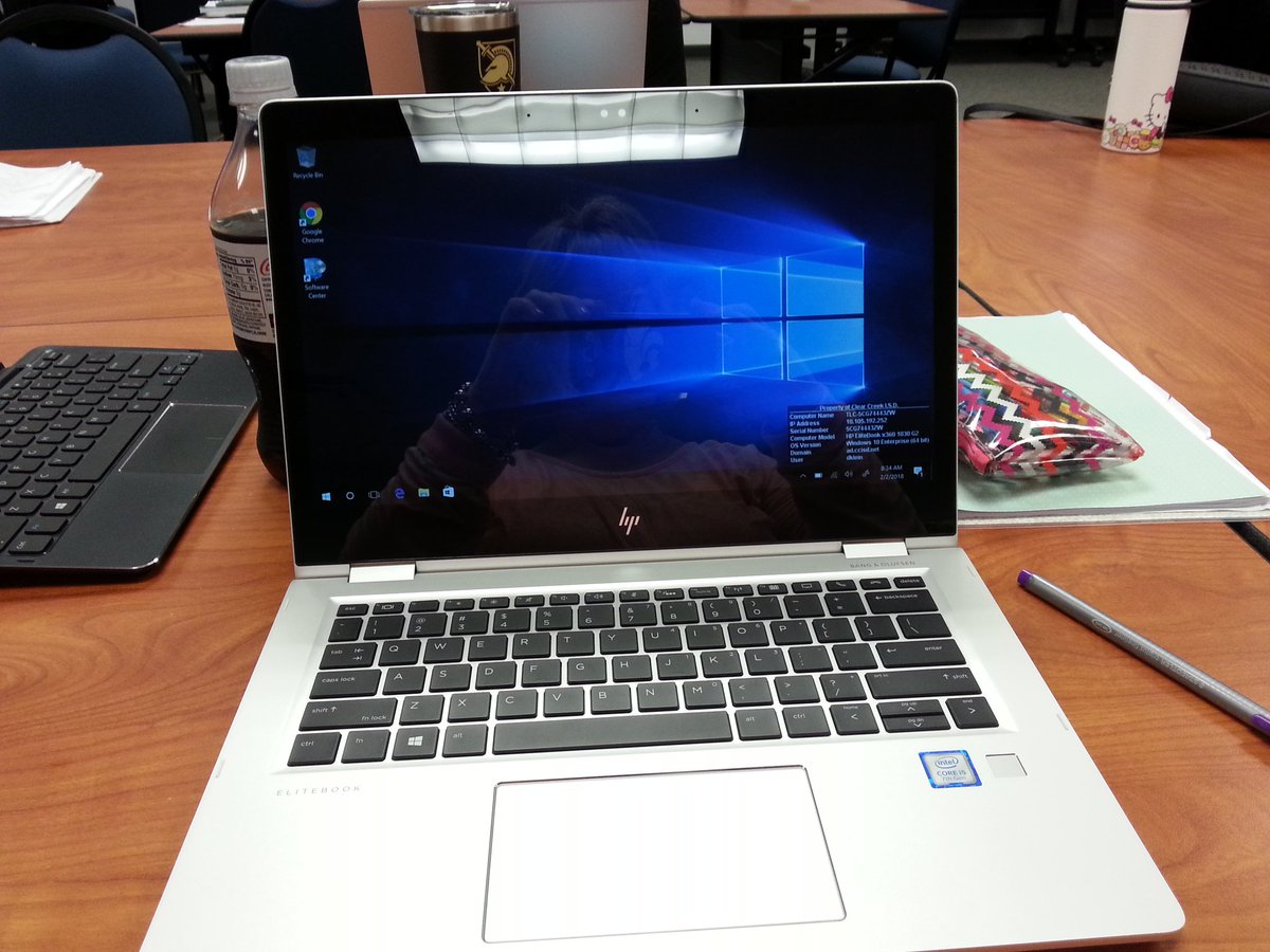 Librarians got their new laptop! Happy day :-)!!