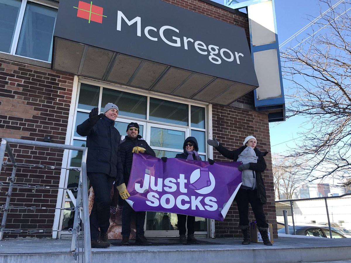 Habitat_TO's tweet photo. At the @JustSocksCanada Big Sock Drop to pick up 1,020 pairs of socks for the Habitat tenants! Thanks @McGregorSocks #warmfeet #donations #justsocks #GivingBack https://t.co/rwqTfjCltS
