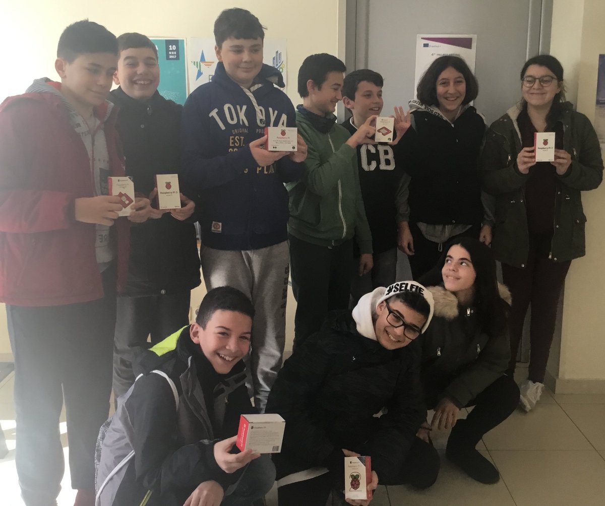 kareleftheria's tweet photo. @astro_pi #MissionZero by 3 teams of @AkethLab students! We are very happy for our participation and for the knowledge and experience that we gained! Thank you @Raspberry_Pi and @esa for this amazing opportunity! https://t.co/nvc0KUhlzj