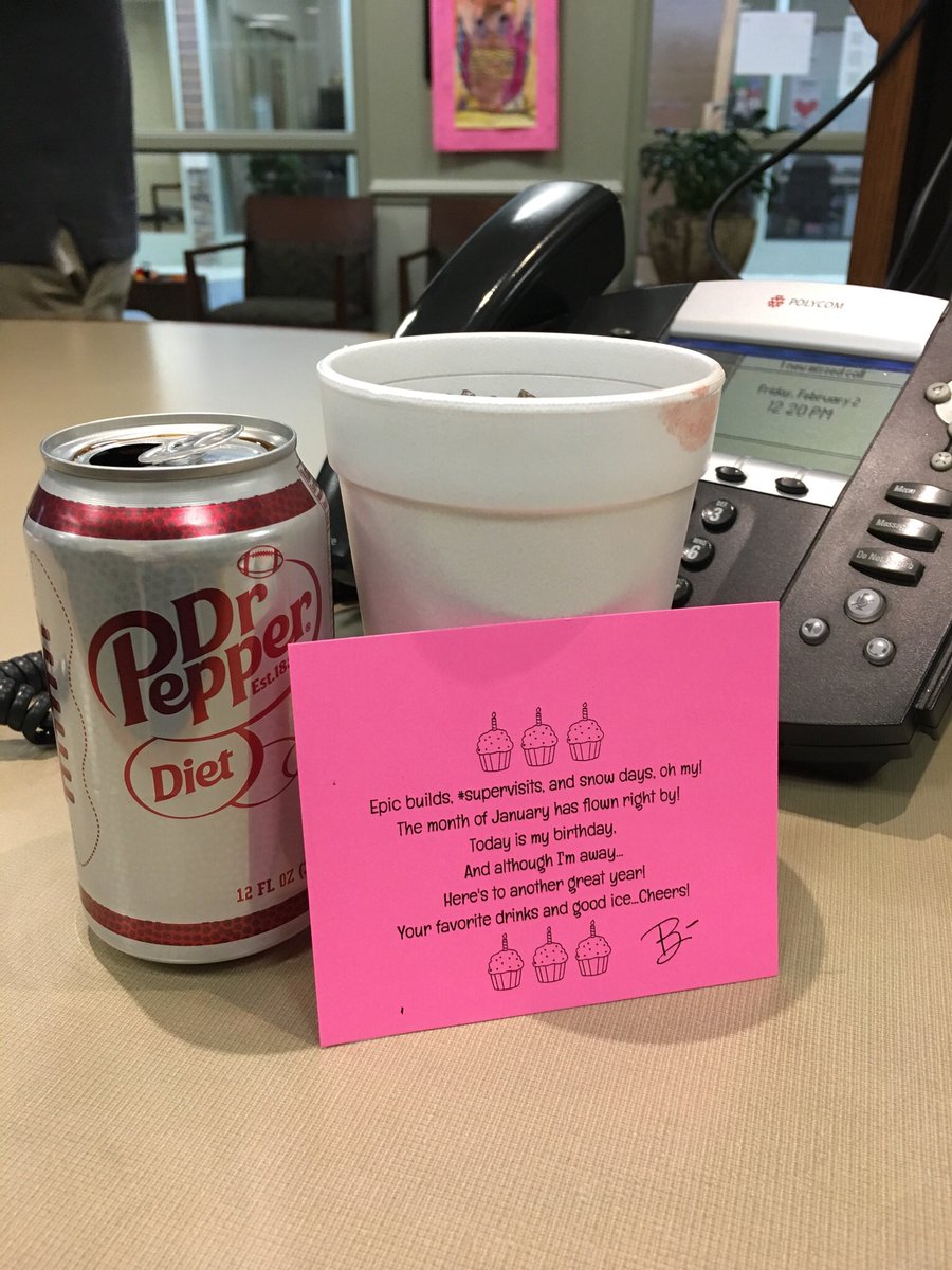 RCEMom11's tweet photo. In honor of your birthday @NicholsBrendaB 🎂. Thank you for fueling my ride and loving your passengers. 😊 https://t.co/2jjo2v0qzH