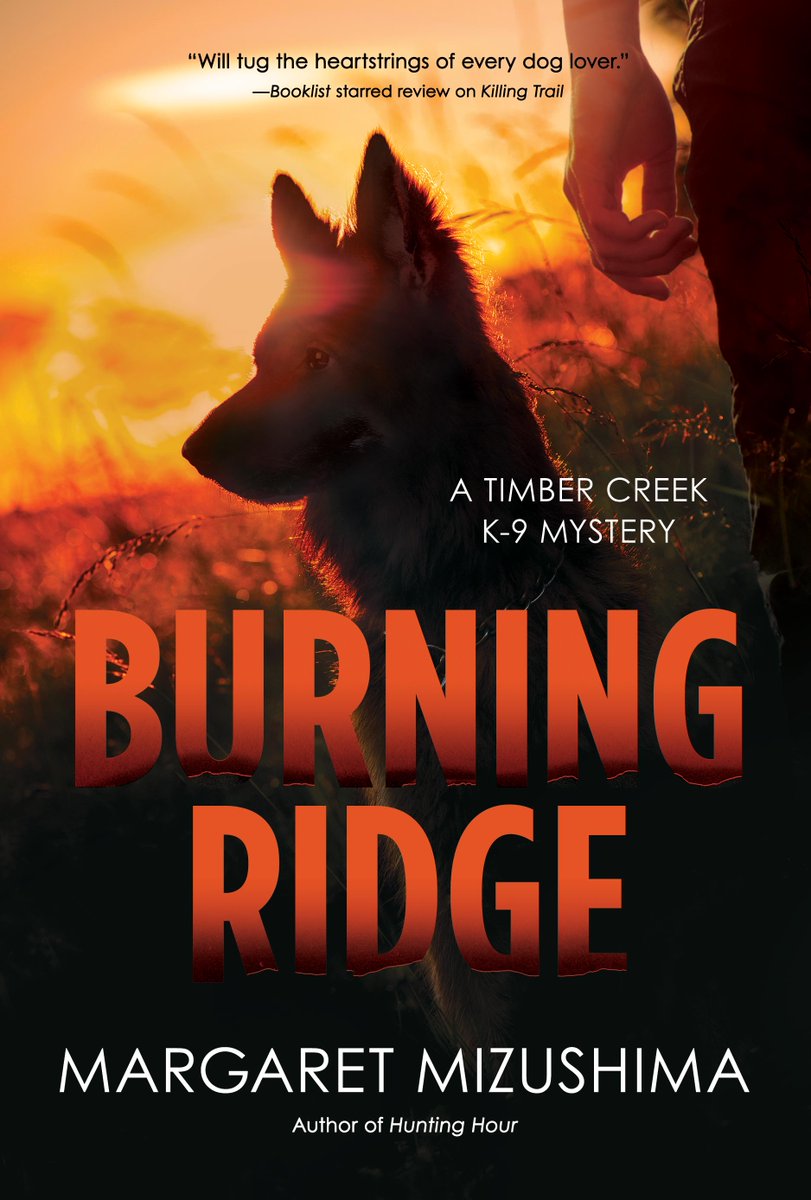 crookedlanebks's tweet photo. #CoverReveal season is heating up! We're fanning ourselves over this 🔥🔥🔥 cover for @margmizu's next Timber Creek K-9 mystery, coming this September! #burningridge #tbr #amreading #goodreads https://t.co/p0eBry4P2E