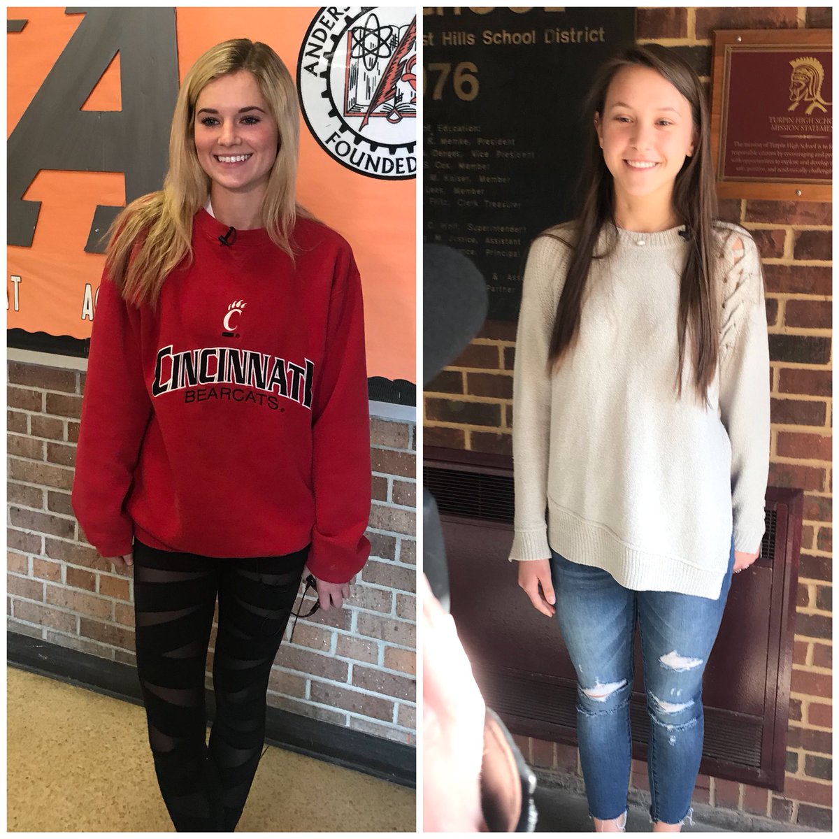 meghanmongillo's tweet photo. 2 girls from rival High Schools come together for 1 cause - to fight #bloodcancer @Local12 @AndersonTownshp #allforatown @AndersonRedskin @FHSchools #TurpinHighSchool https://t.co/3SgQGCZNuC
