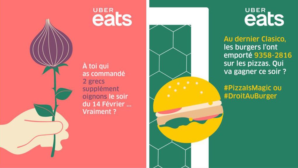 isoskele_fa's tweet photo. Quand @UberEats fait parler les #Data et lance #ATableLesData 👏 https://t.co/Rk0EQMTDz8 https://t.co/5dsLsmlIIs