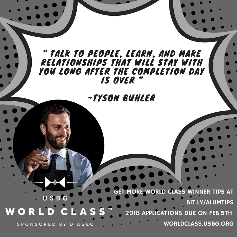 WorldClassUS's tweet image. Only days remain before the World Class 2018 application portal closes worldclass.usbg.org . "Talk to people, learn, and make relationships that will stay with you long after the completion day is over" #worldclassus #worldclass2018 #usbg #diageo