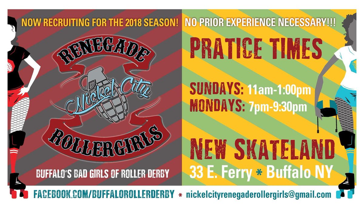 Midda's tweet photo. We are already into the second month of the new year. Why haven’t you joined roller derby yet? All skill levels welcome. Come skate, sweat, and learn new skills with us. https://t.co/aCrROcP7Gq