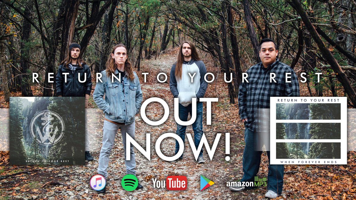 WFEtx's tweet photo. Return To Your Rest is out now!
iTunes: https://t.co/AXDWPffTLI
Spotify: https://t.co/IQtHqXaVnZ
Amazon Music: https://t.co/bWTGcICAL8
Google Play: https://t.co/cgPmC1rOYd
Physical copies are available at https://t.co/fyDLdaEhCr
#RTYR https://t.co/xbWCQiDbTN