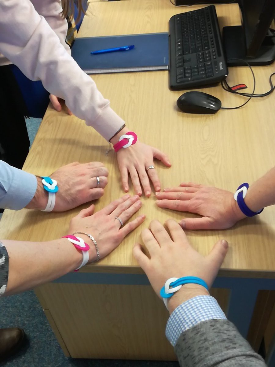 #UnityBand #WorldCancerDay <a href="/InHANSEresearch/">InHANSE RESEARCH</a> We've all got ours on.