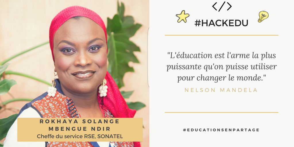 Jokkolabs's tweet photo. #HackEdu J-1⏳ [INSPIRATION] 🌟 Découvrez les pensées sur l’éducation qui animent les membres de notre panel d’expert.e.s ⤵️ Merci d’être avec nous @NdirRokhaya 🤗🔝 #EducationsEnPartage https://t.co/VgK5tpkWKy