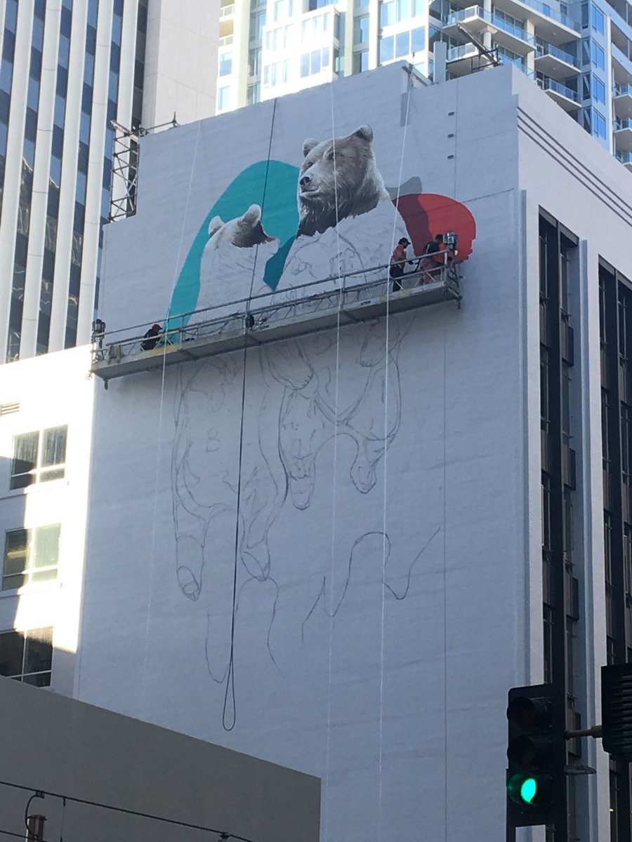 Massive mural in progress. Phoenix, AZ. Art by <a href="/nevercrew/">NEVERCREW</a>.

Project curated by agency.fatcap.com 

#streetart #mural #art #graffiti