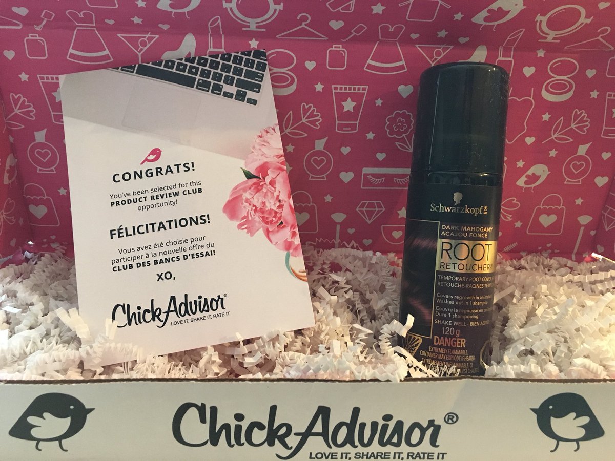 SuperMel007's tweet photo. Look what came for me to try!!! (Not that I have any Grey hair 🤔) #tryRootRetoucher #CreateYourStyle #gotitfree https://t.co/HQrqGoZBDS