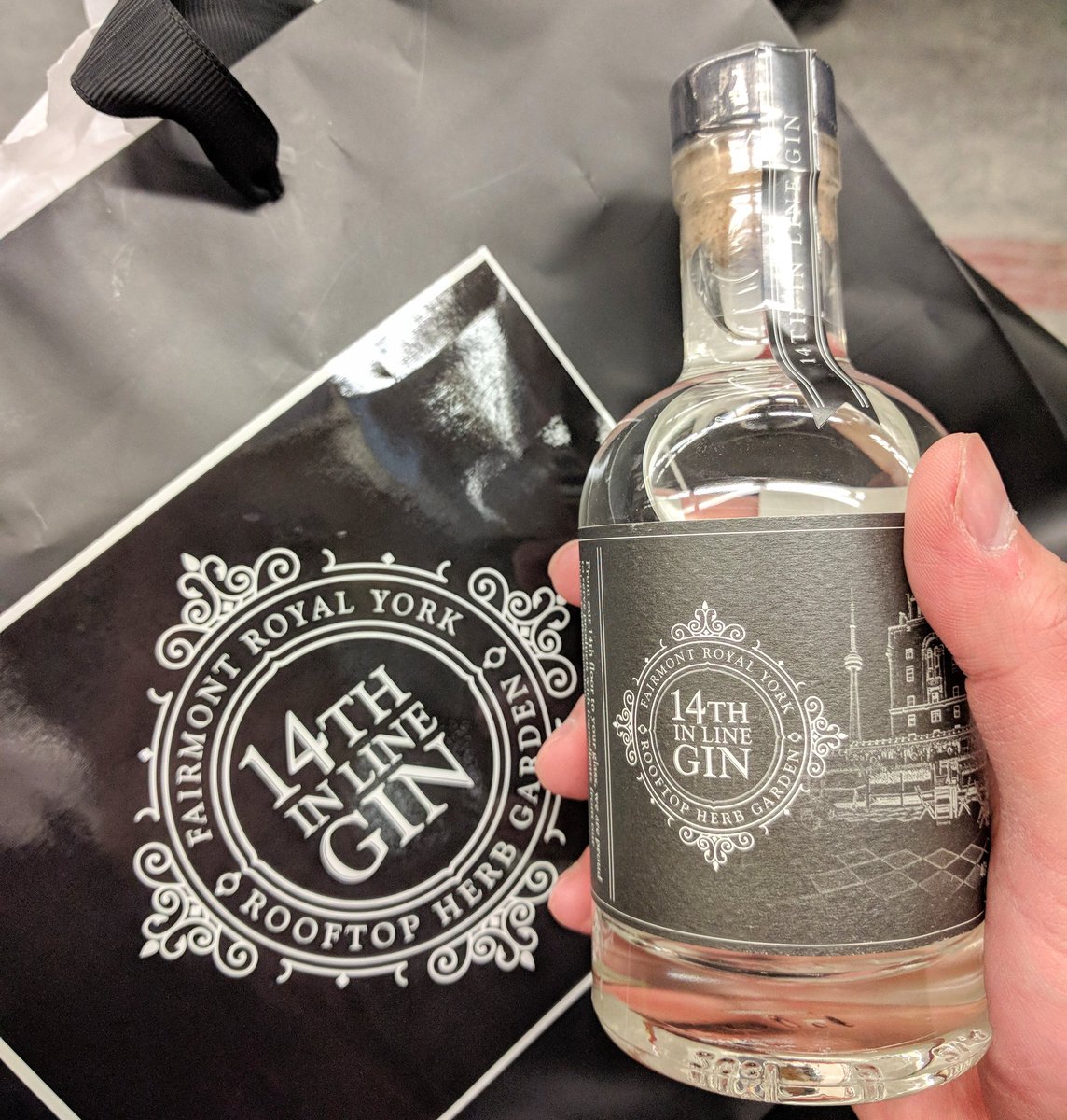 TravellinFoodie's tweet photo. Had a blast @fairmontroyalyork Launch event for #14thInLine Gin in partnership with Niagara-based, @dillonsdistills. #RYHRooftopGin #Toronto https://t.co/iP02Y9X9v6