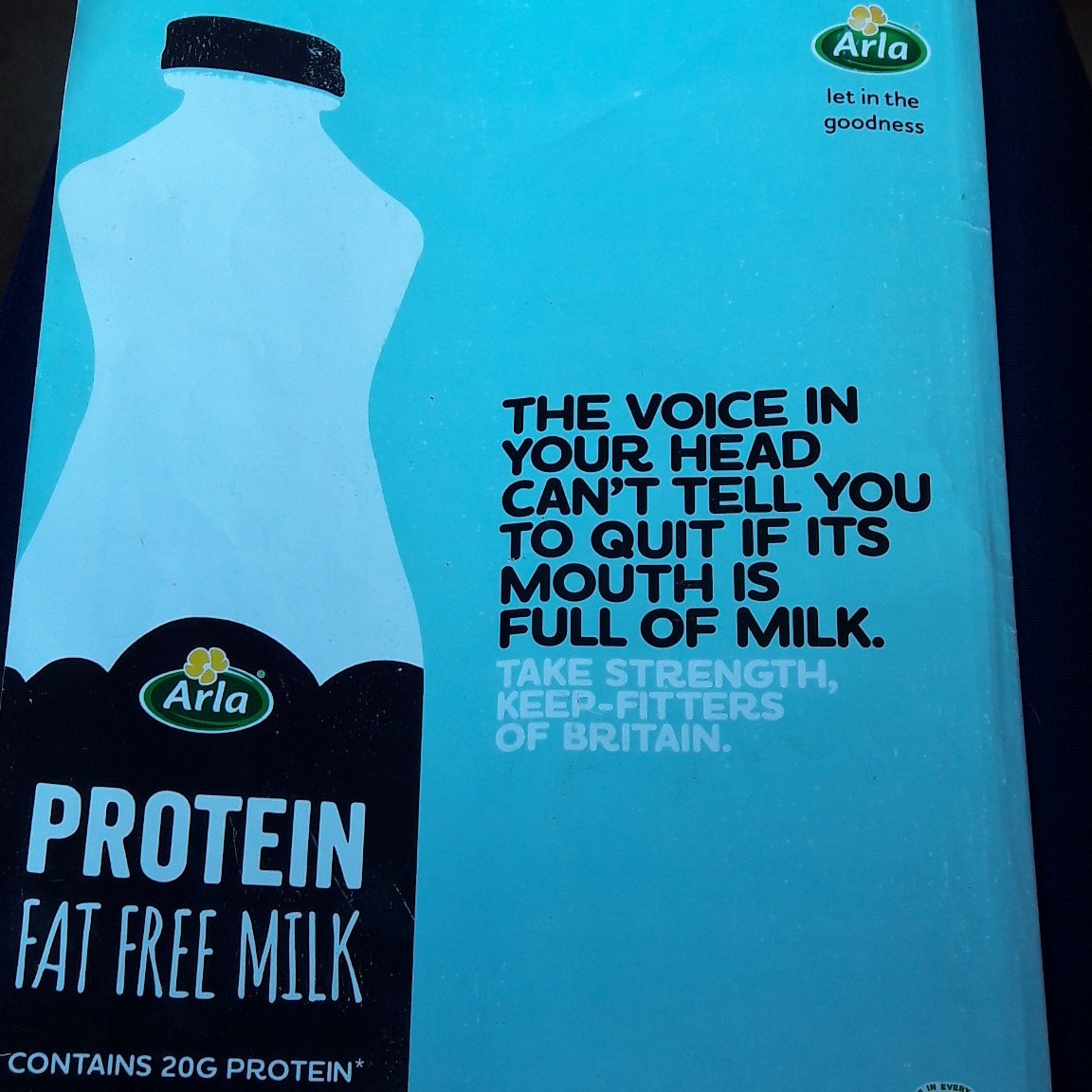 LittleMrs_Moff's tweet photo. Yes Arla! So true.
#februdairy #teamdairy #keepfitters #running #drinkmilk #recovery #protein https://t.co/8qkZgIzJ6K