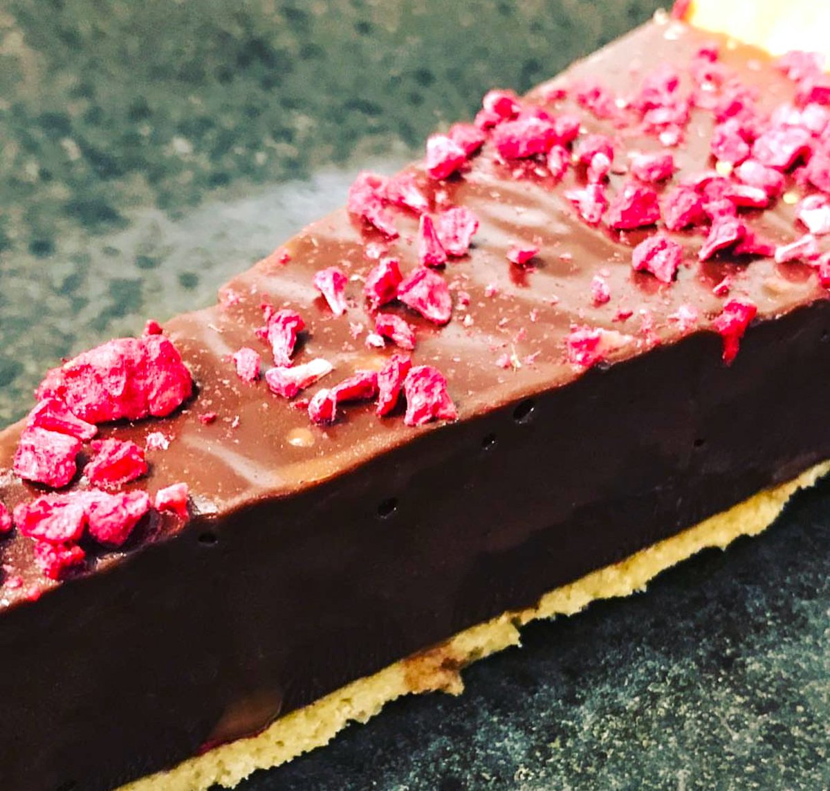 chandco's tweet photo. Yesss! Friday at 3! Time for #CHCoDOTW. This week we've gone dessert mad! RT for @JimWealands out of this world dessert or Like for @HarbourandJones' Jason Church's chocolate ganache &amp; raspberry tart #FridayFeeling https://t.co/cndsWcP9Vg