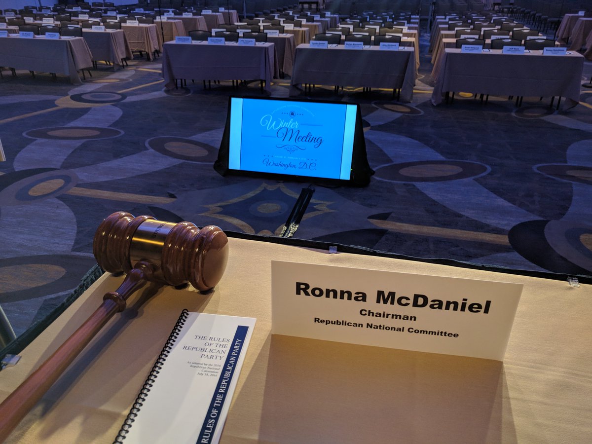 CSPAN_FieldTech's tweet photo. Republican National Committee (RNC) holds its annual winter meeting | LIVE on C-SPAN Friday, Feb 02 10:30am EST | https://t.co/AkEXXNnMD5 https://t.co/HTVrDqdCxz
