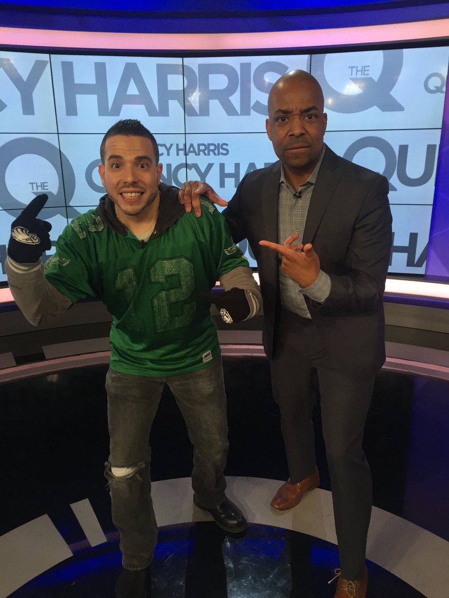 RUSGUTIN's tweet photo. PHL! SET YOUR DVRs and catch POPPA RUS on @FOX29philly's @TheQonFox! TODAY at NOON! Talking (and maybe even SINGING) about his love for OUR BIRDS!... THEN, see him LIVE! 2NITE! Hosting (2) Shows @Philly_Comedy @InfusionPhilly! @ 7 AND 9pm! #PhillyComedyClub #GOBIRDS https://t.co/jDtM7xcwm4