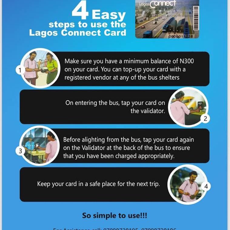 BRTLagos's tweet photo. Traveling on the bus with the card will require entry validation of the card to confirm its authenticity.
To validate card, simply place the card on the entry validator at the entrance of the bus and wait for the green ‘Transaction Ok, check in’ to appear on its screen. 🇳🇬 https://t.co/nU5RqiBxn9