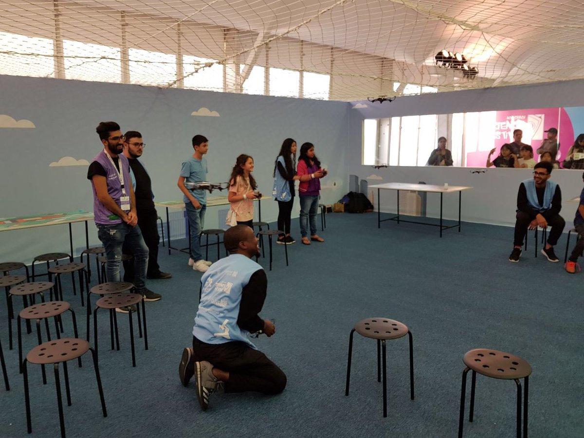 edutechME's tweet photo. Learning to Code and fly drones in #innovatoruae #adsf @ADEK_tweet @UAE_innovates #UAE_INNOVATES https://t.co/hrvj1nXdXf
