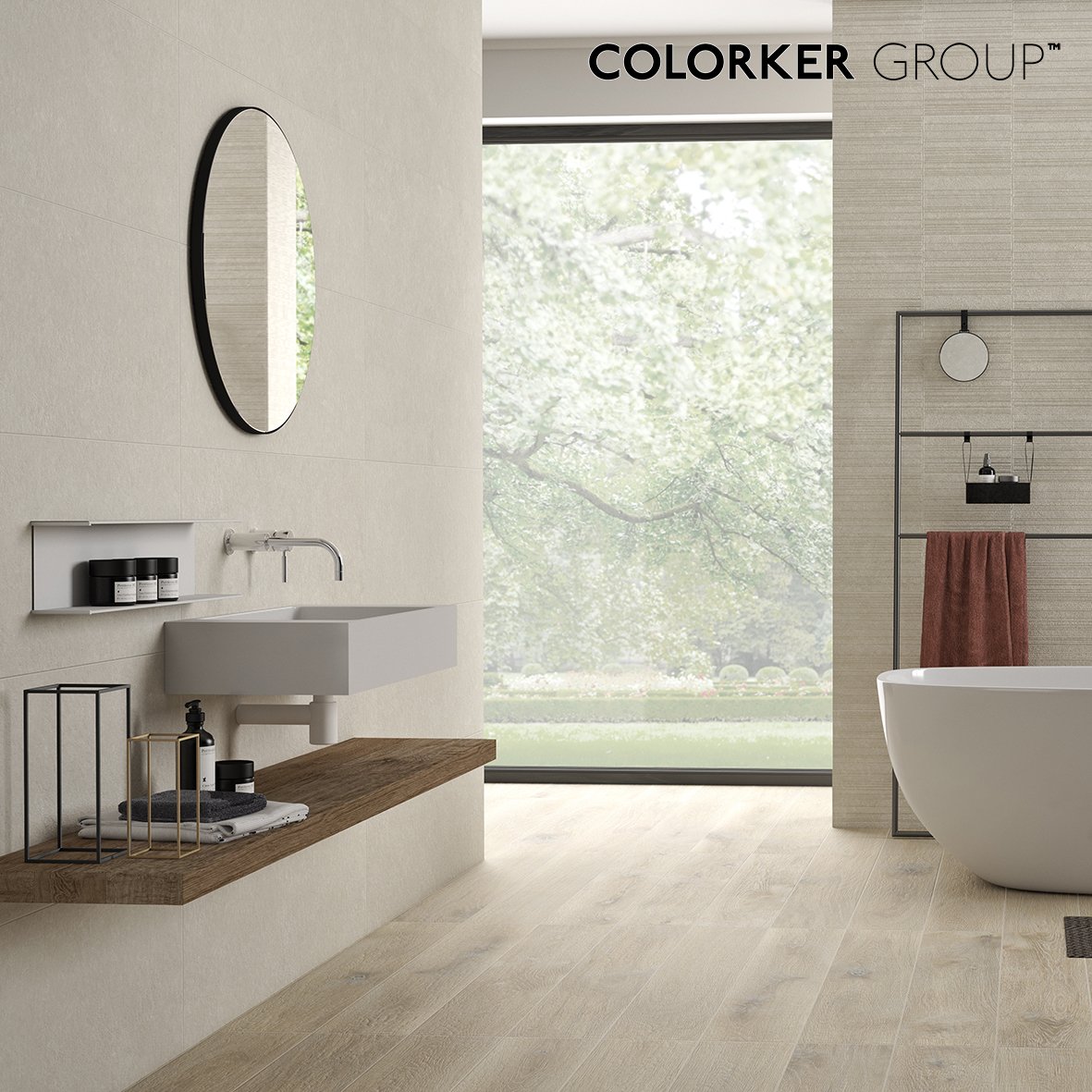 T H I N C K | En el #ShowroomPremiere los visitantes podrán conocer las últimas novedades de nuestro nuevo revestimiento fino. Con tan solo 6,5 mm de espesor, nace con la intención de dotar los espacios de una belleza cautivadora y única. #bethefirst #colorkerceramica #thinck