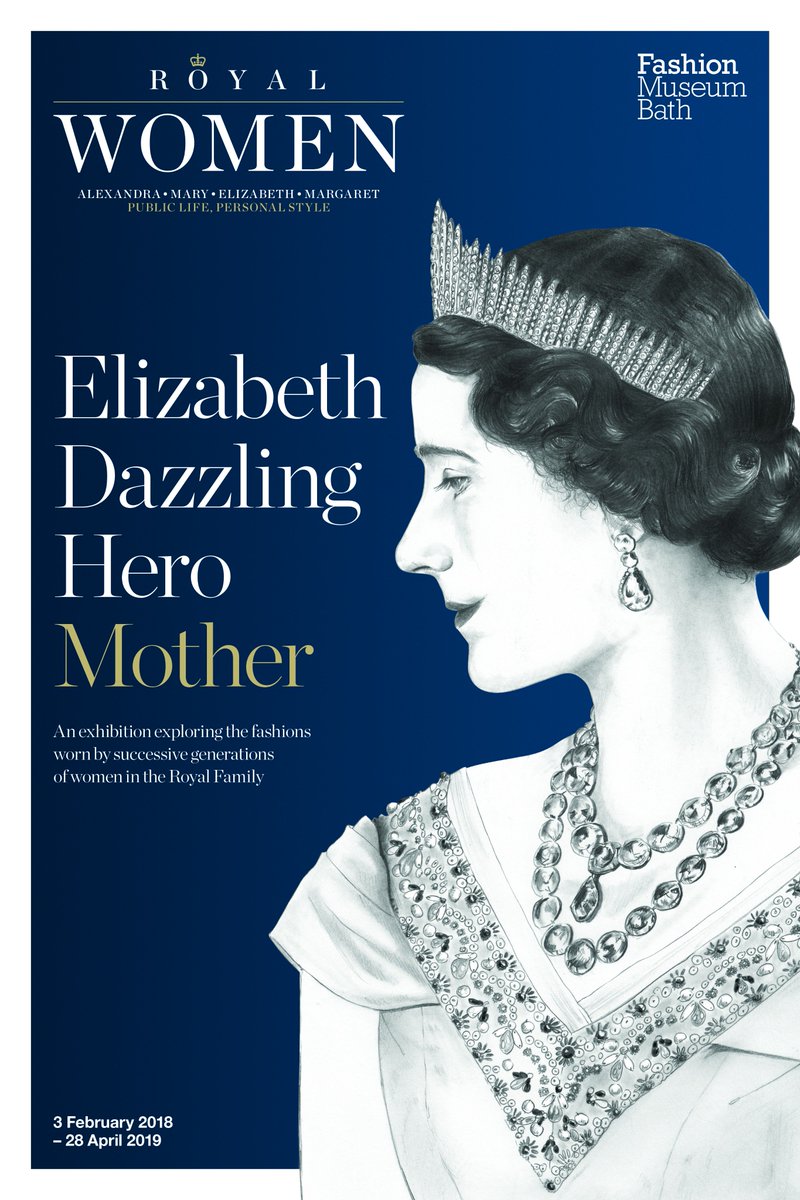 lookatsme's tweet photo. Great to see our campaign for Royal Women appearing around Bath for the fantastic @Fashion_Museum . @RomanBathsBath #illustration #fashion https://t.co/MM9k9JLwjc