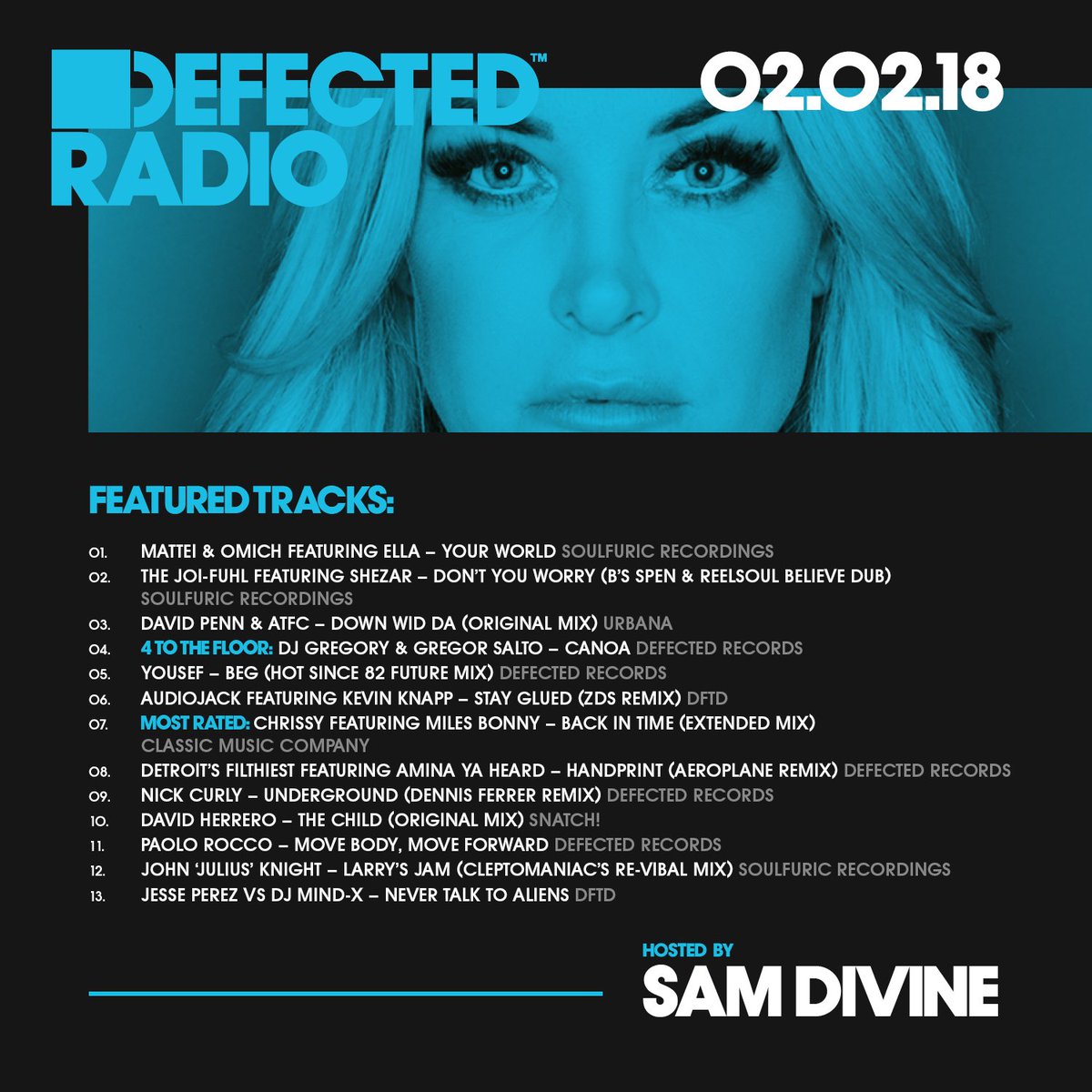 Happy Friday! 🌏

This week's radio show with <a href="/djsamdivine/">Sam Divine</a> has landed! 💥

Tune in now 🔊 smarturl.it/dradiostream